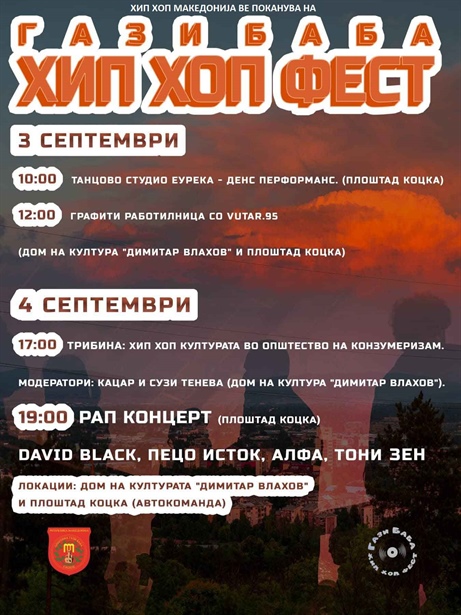 [Скопје][Фестивал] Гази Баба хип хоп фест - ден први